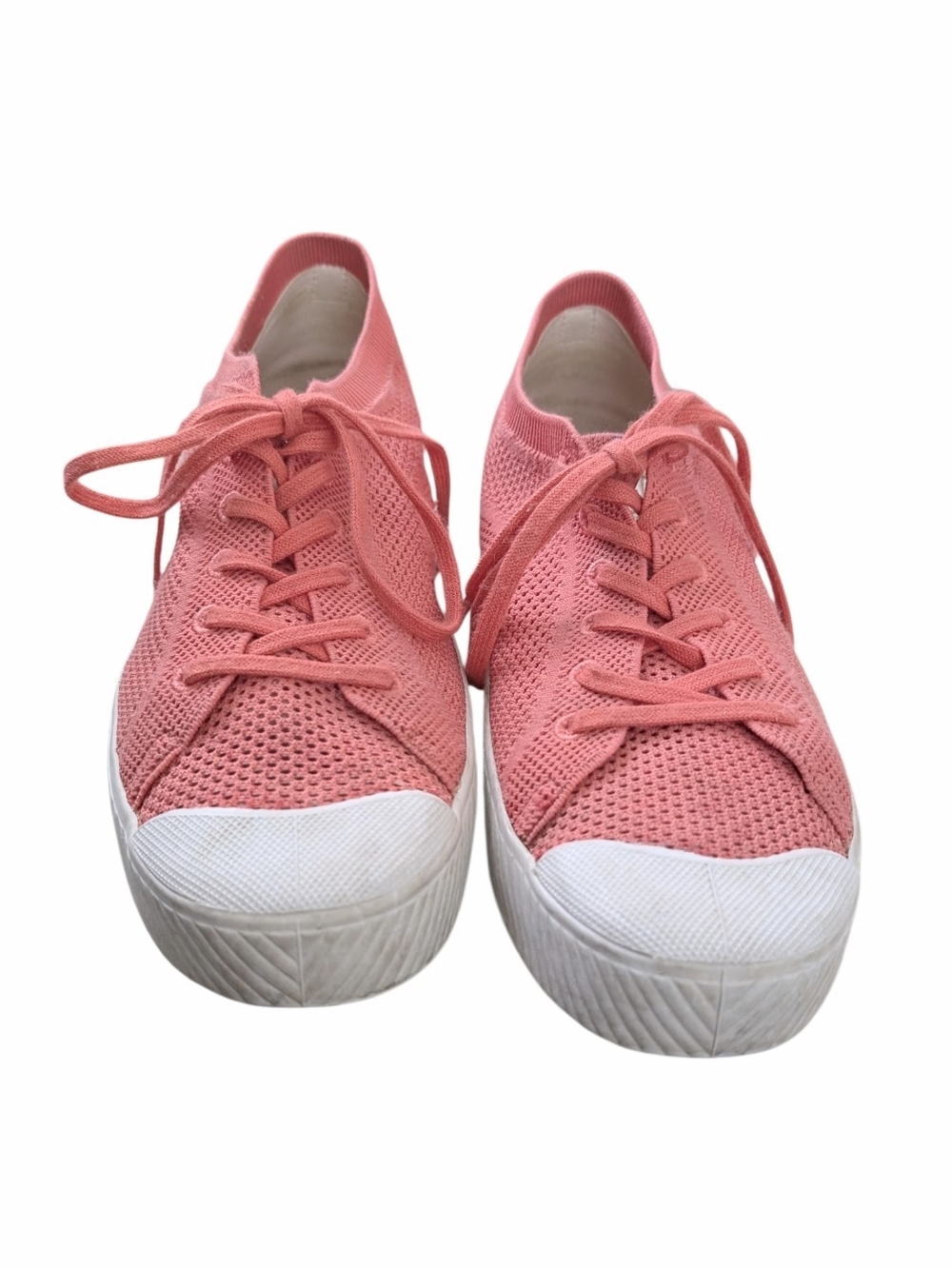Palladium Palla Phoenix Knit Sneakers - Salmon Pink - Women's 12.5 / Men's 11